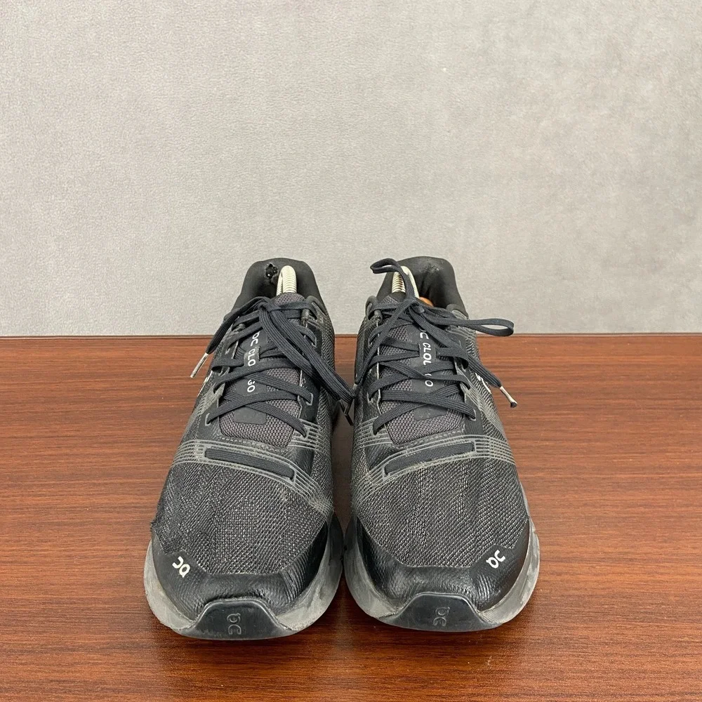 On Running Cloudgo 55.98635 Mens US 10 Athletic Shoes Black Eclipse‎ Sneakers